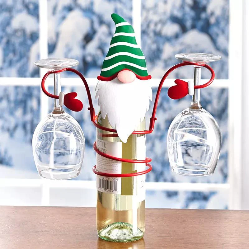 (🎅Early Christmas Sale - 50% Off🎅) Holiday Wine Bottle & Glass Holders - Image 4