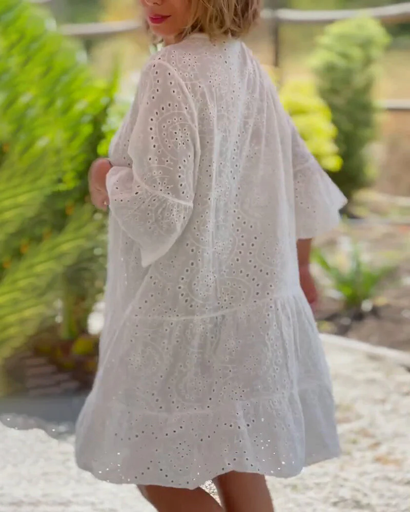 Hollow out loose dress - Image 5