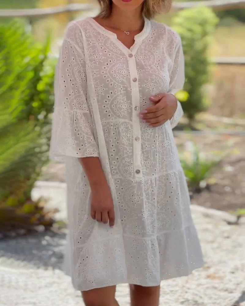Hollow out loose dress - Image 7