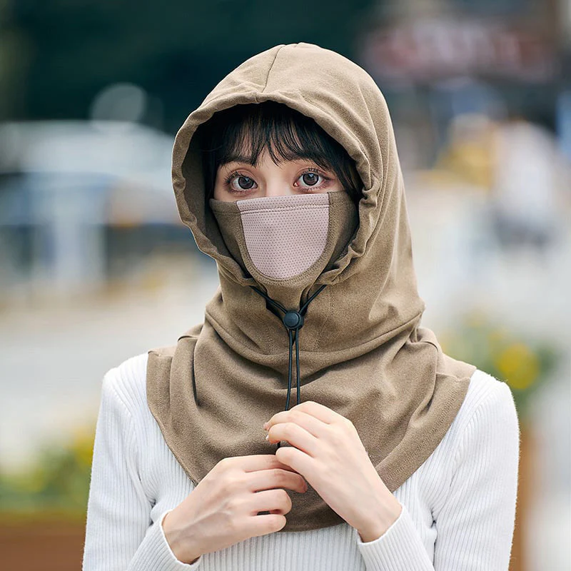 Hooded Face Mask with Neck Warmer for Cycling - Image 24