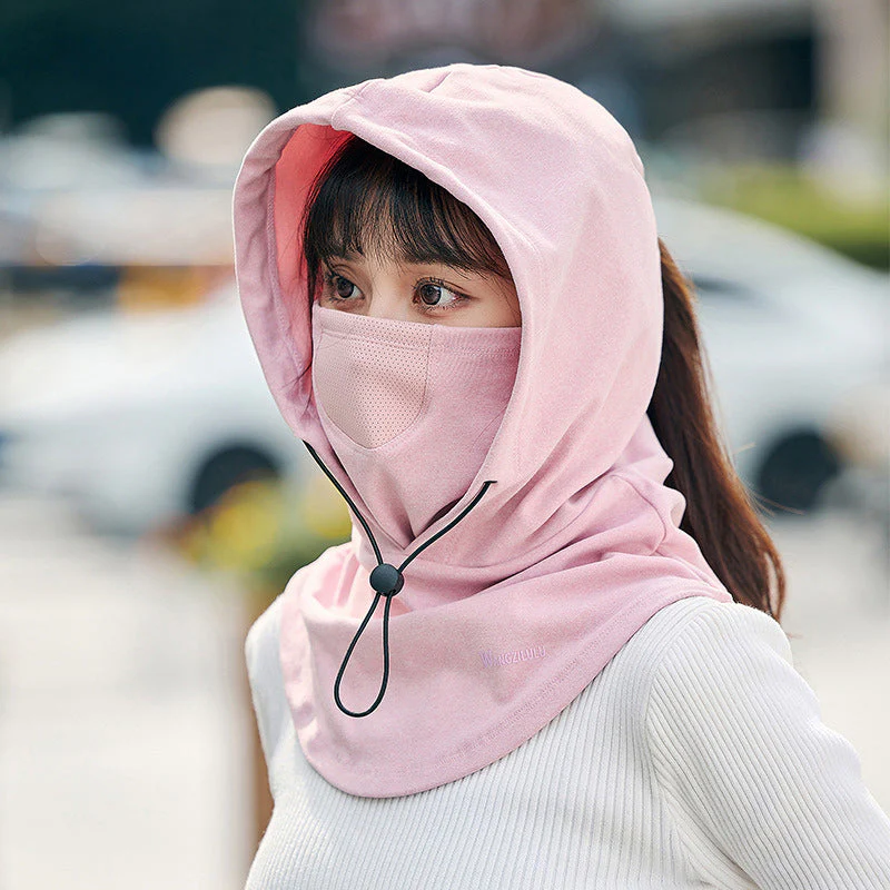 Hooded Face Mask with Neck Warmer for Cycling - Image 25