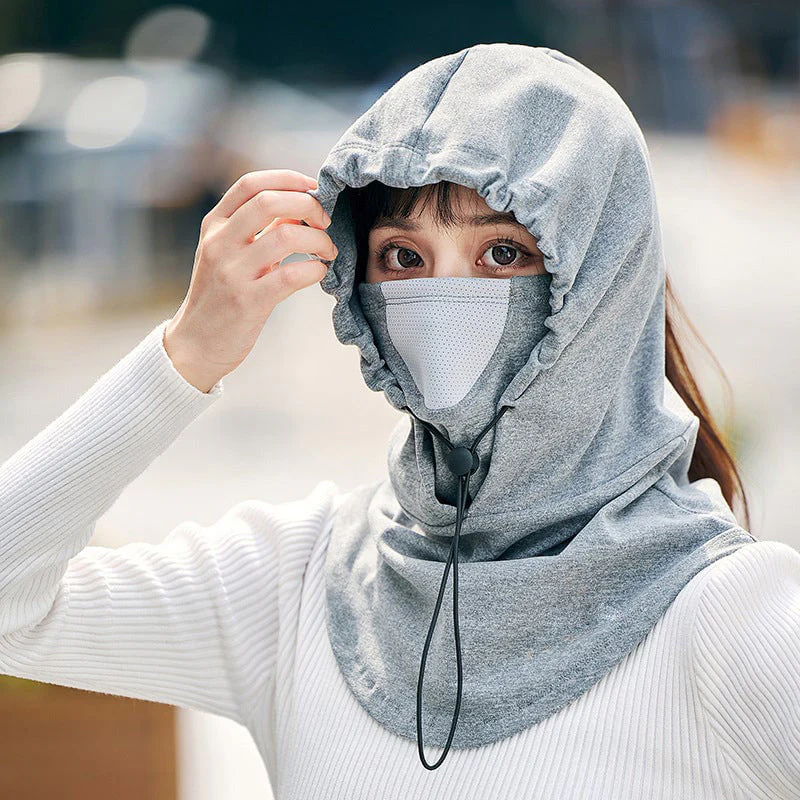 Hooded Face Mask with Neck Warmer for Cycling - Image 28