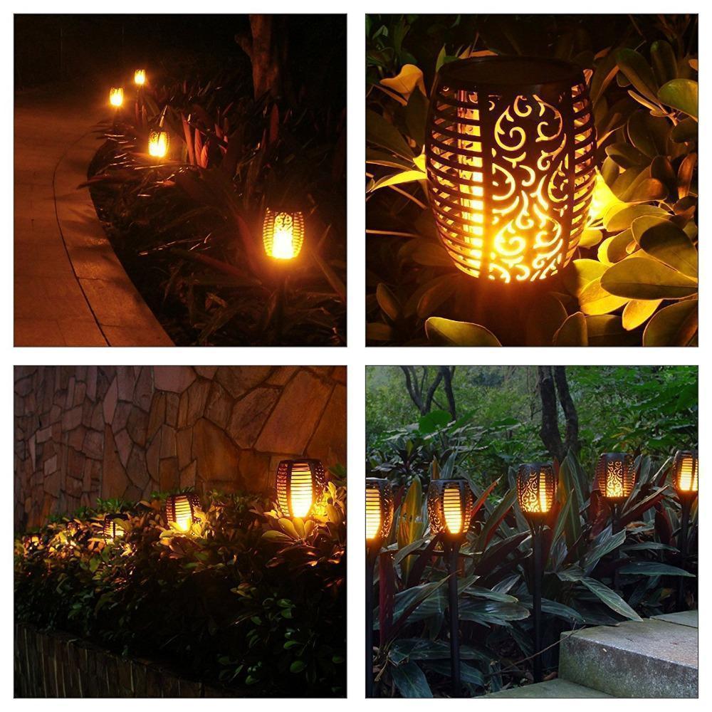 LED Solar Path Torch Light Dancing Flame - Image 7