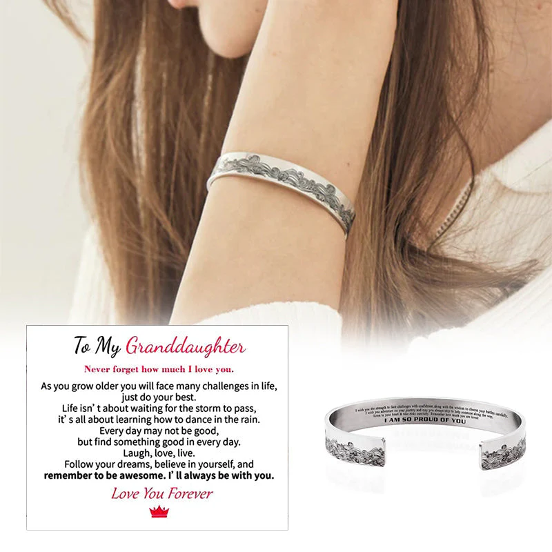 "I AM SO PROUD OF YOU" Wave Bracelet - Image 2