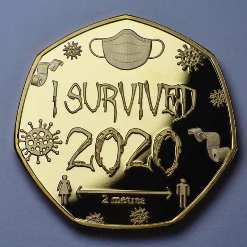 'I SURVIVED 2020'  commemorative coin - Image 2