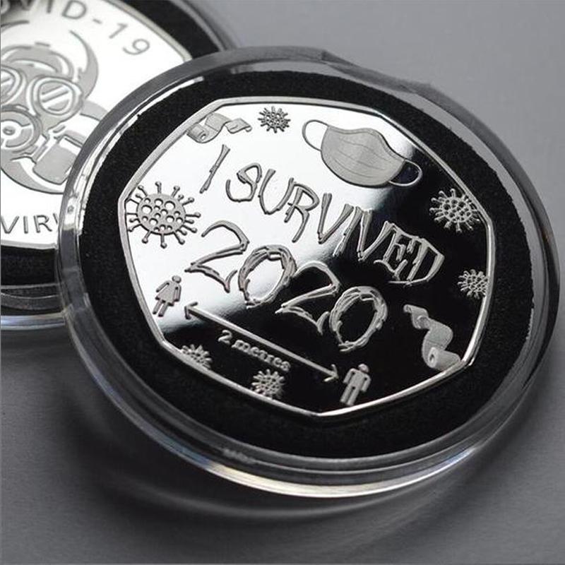 'I SURVIVED 2020'  commemorative coin - Image 3