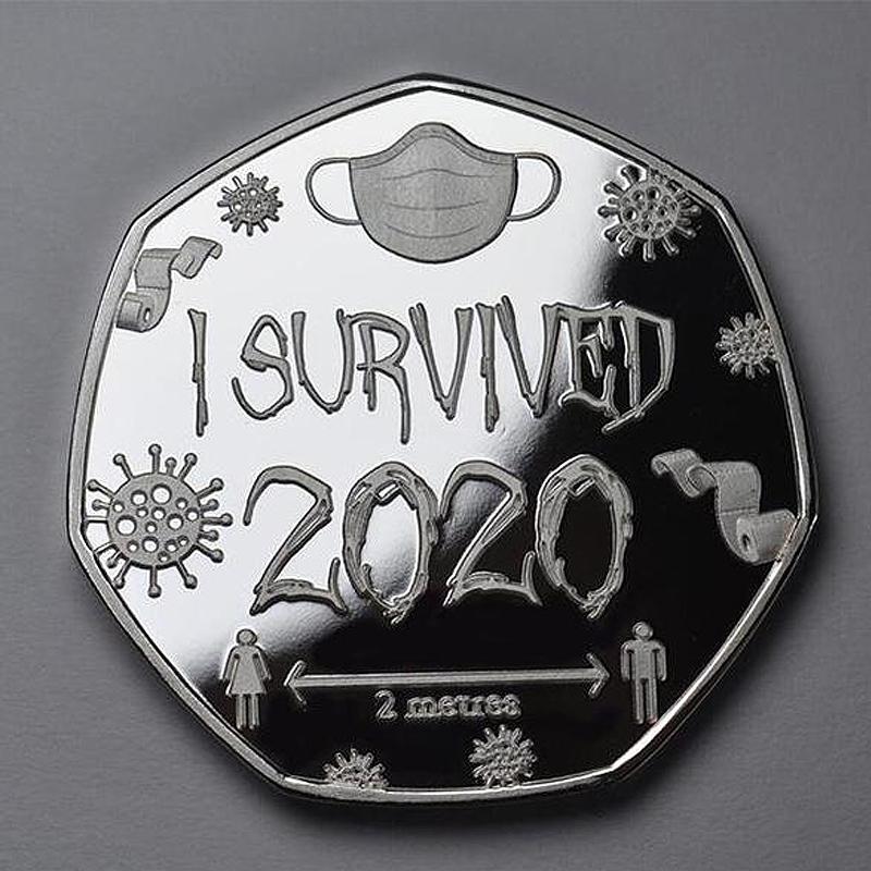 'I SURVIVED 2020'  commemorative coin - Image 5