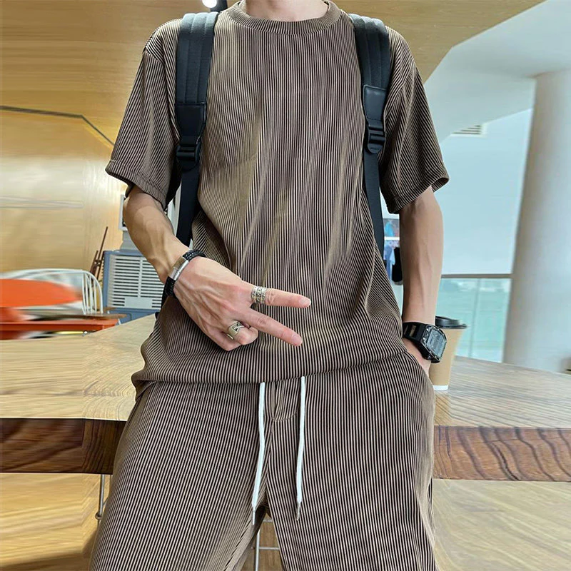 Ice Silk Male Casual Suit - Image 10