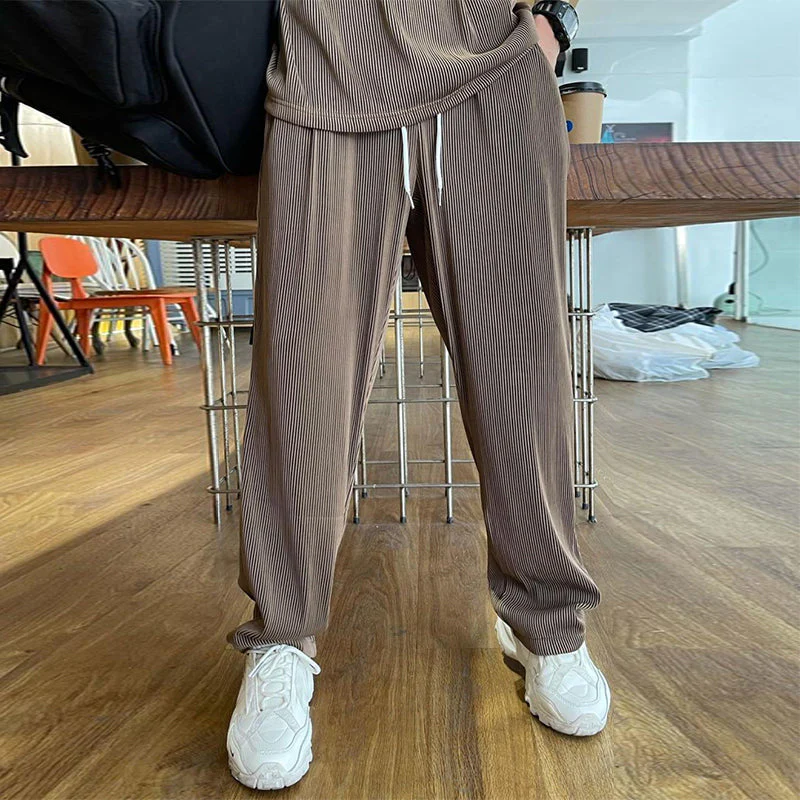 Ice Silk Male Casual Suit - Image 11