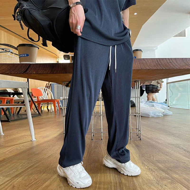 Ice Silk Male Casual Suit - Image 12
