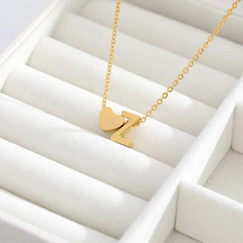 Initial Heart Necklace - Image 10