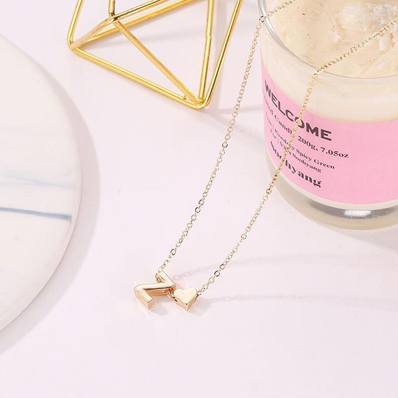 Initial Heart Necklace - Image 11