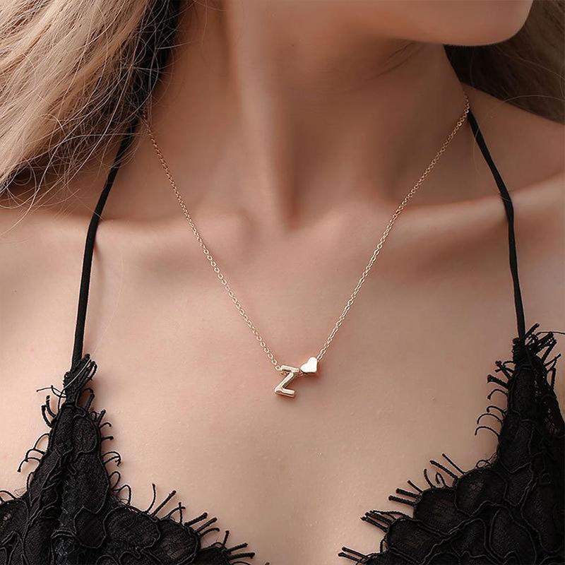 Initial Heart Necklace - Image 4