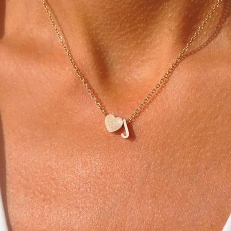 Initial Heart Necklace - Image 5