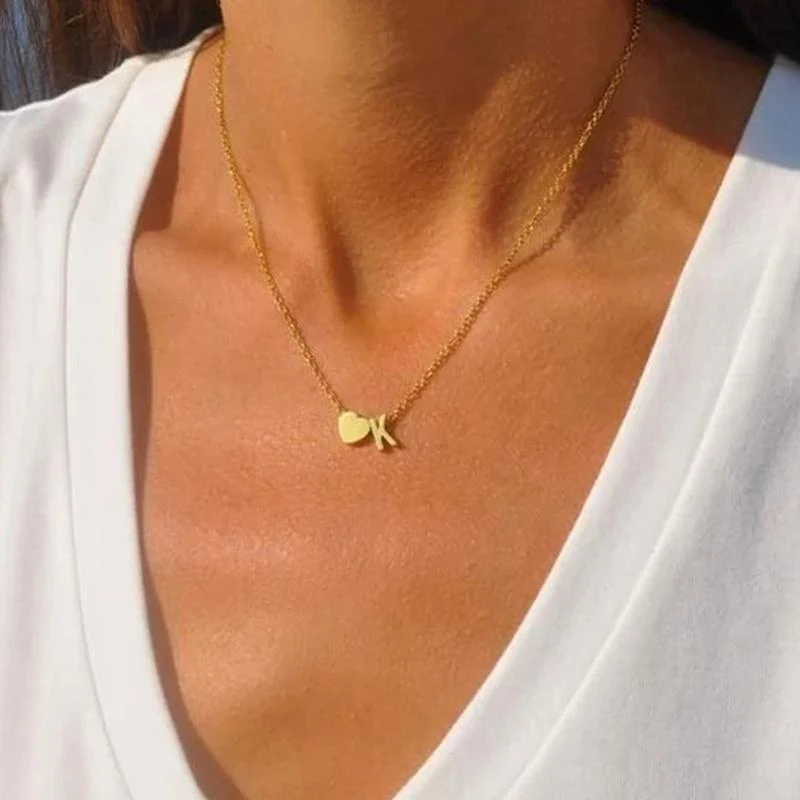 Initial Heart Necklace - Image 6
