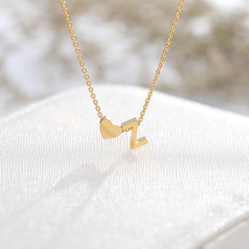 Initial Heart Necklace - Image 9
