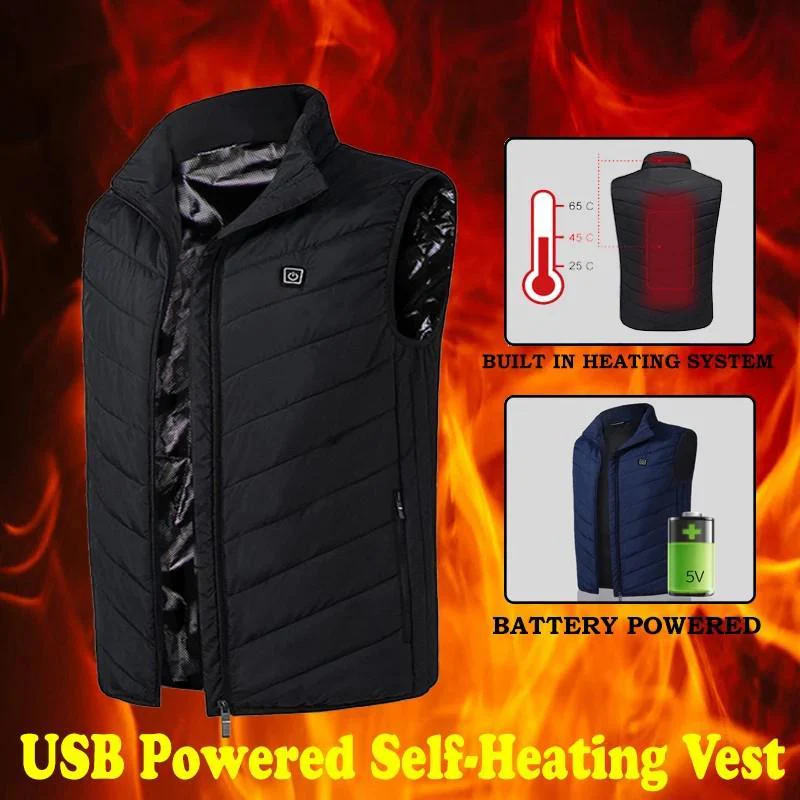 Instant Warmth Heating Vest, unisex - Image 3