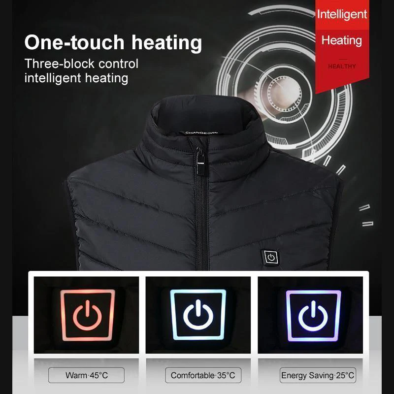 Instant Warmth Heating Vest, unisex - Image 4