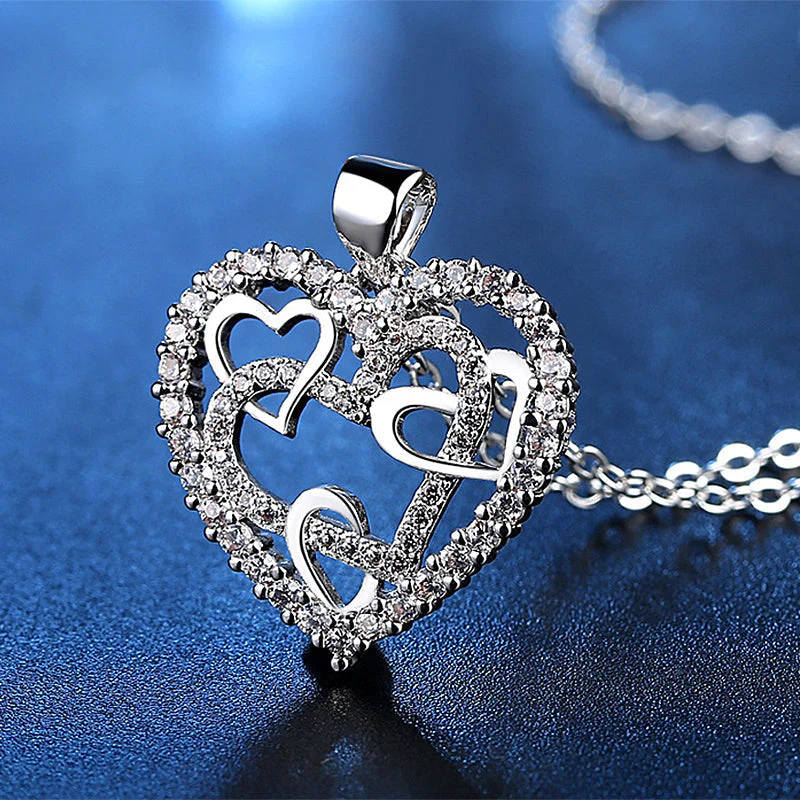 Interlocking Hearts Necklace - Image 12