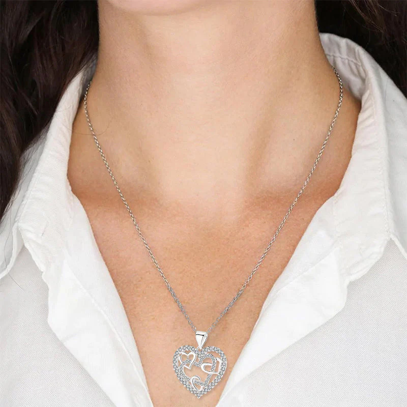 Interlocking Hearts Necklace - Image 7