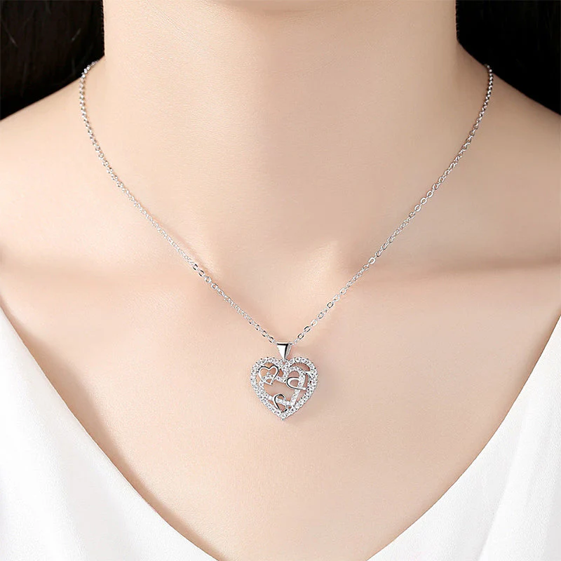 Interlocking Hearts Necklace - Image 8