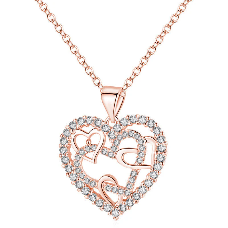Interlocking Hearts Necklace - Image 9