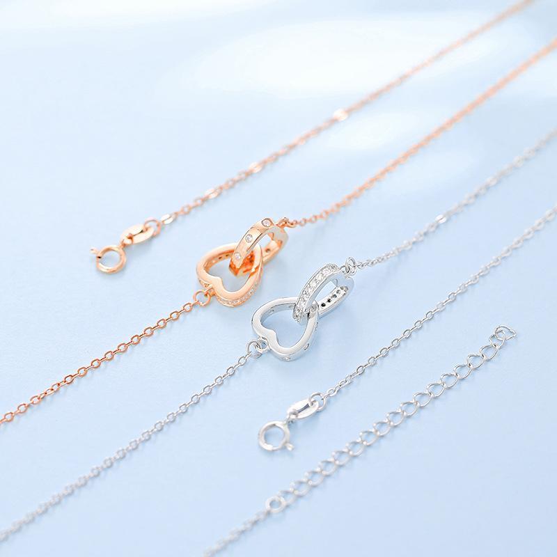 Interlocking Hearts Necklace - Image 3