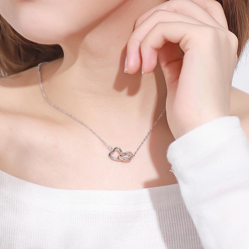 Interlocking Hearts Necklace - Image 8