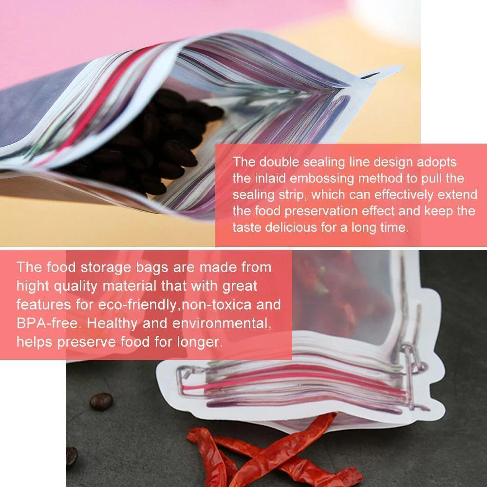 Jar Zipper Bags, set of 5 - Image 3
