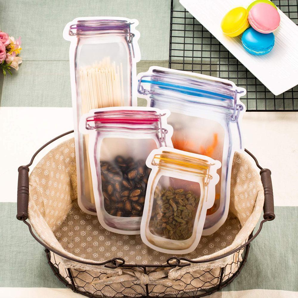 Jar Zipper Bags, set of 5 - Image 7