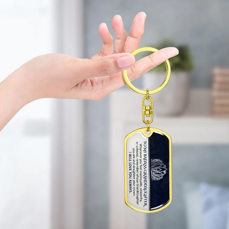 Keepsake for Granddaughter Keychain - Image 5