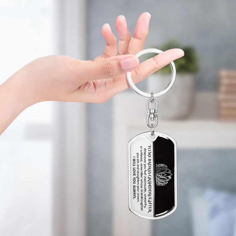 Keepsake for Granddaughter Keychain - Image 6