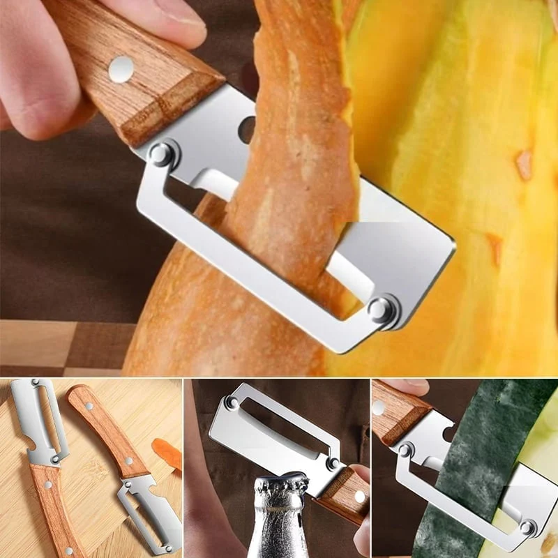 Kitchen Multi-Function Stainless Steel Thickened Fruit Peeler Knife - Image 5