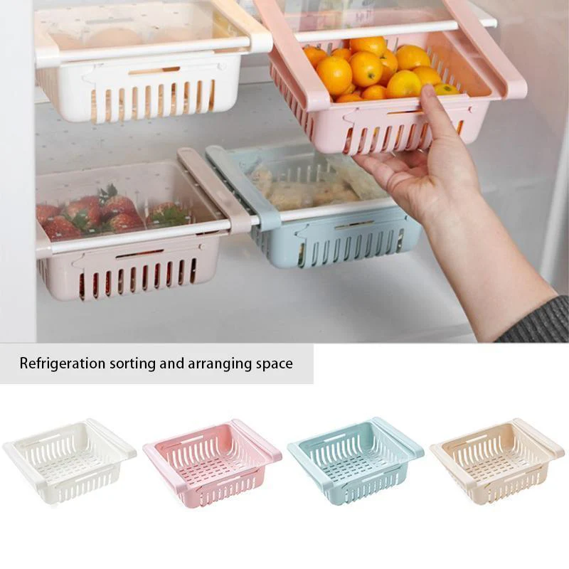 Kitchen Storage Refrigerator Partition Storage Rack - Image 3
