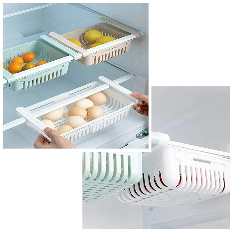 Kitchen Storage Refrigerator Partition Storage Rack - Image 5