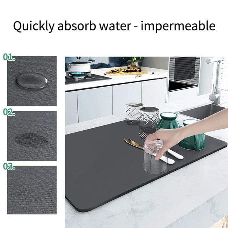 Kitchen Super Absorbent Draining Mat - Image 7