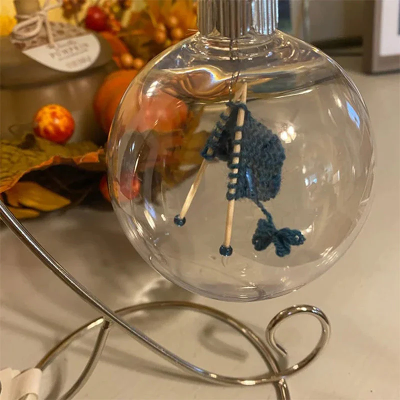 Knitting Christmas Ornament - Image 2