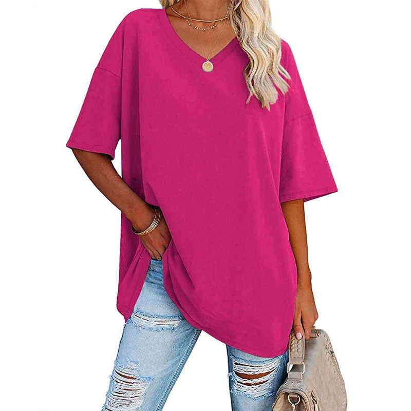 Ladies V-Neck T-Shirt - Image 11