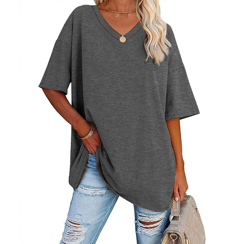 Ladies V-Neck T-Shirt - Image 14