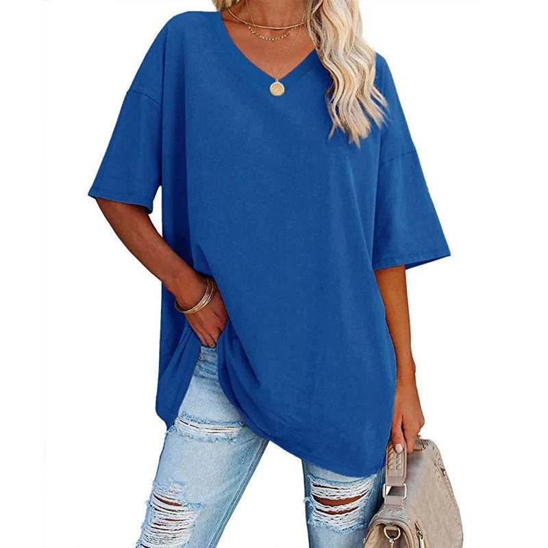 Ladies V-Neck T-Shirt - Image 7