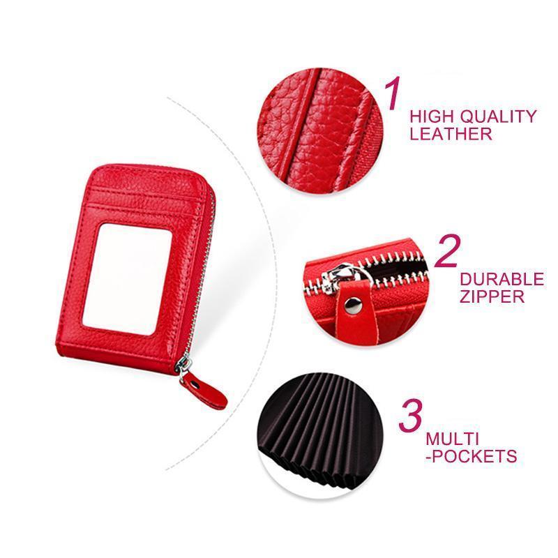 Large Capacity RFID Folding Wallet Card Holder - Image 3