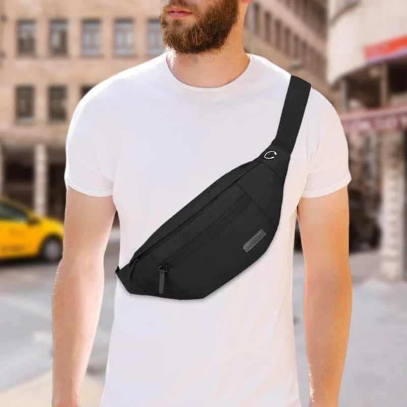 Large Crossbody Fanny Pack Belt Bag - Image 3