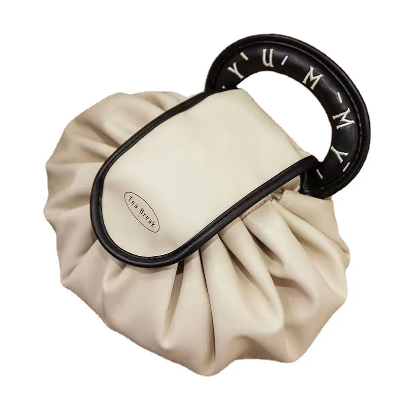 Lazy Drawstring Makeup Fashion Handbag - Image 11
