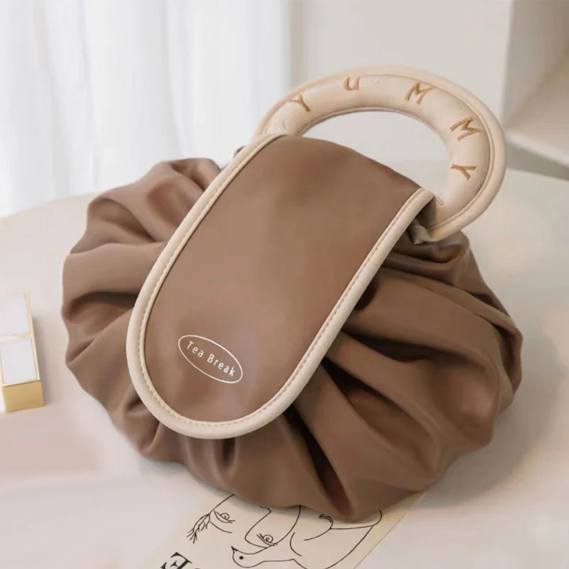 Lazy Drawstring Makeup Fashion Handbag - Image 16