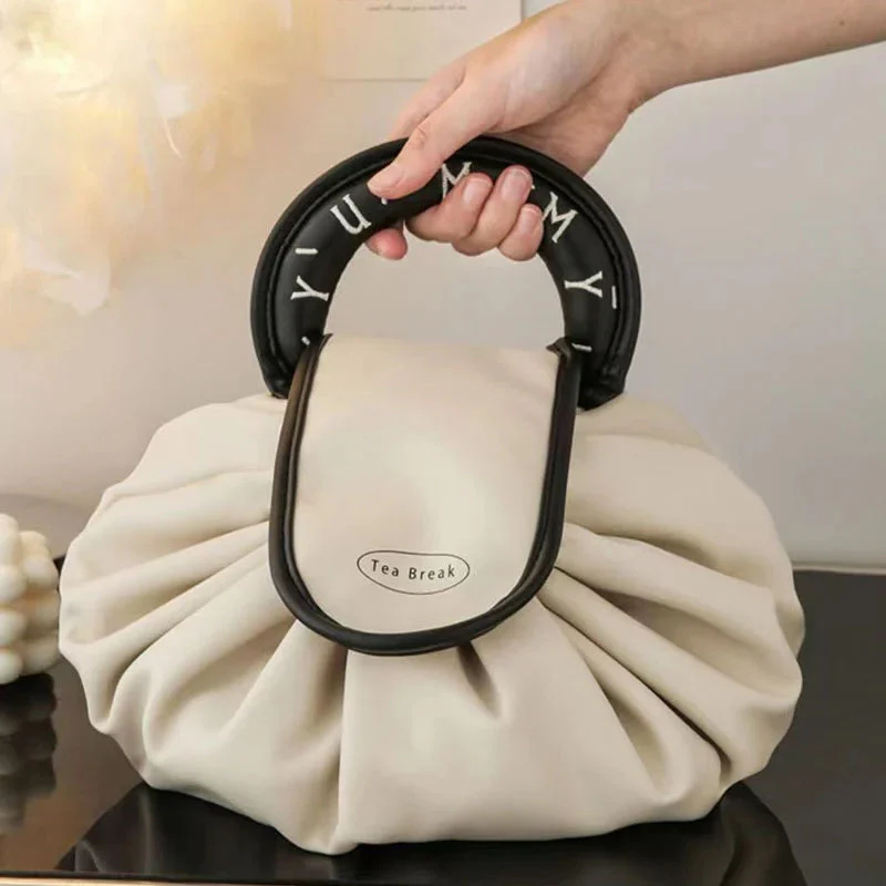 Lazy Drawstring Makeup Fashion Handbag - Image 6