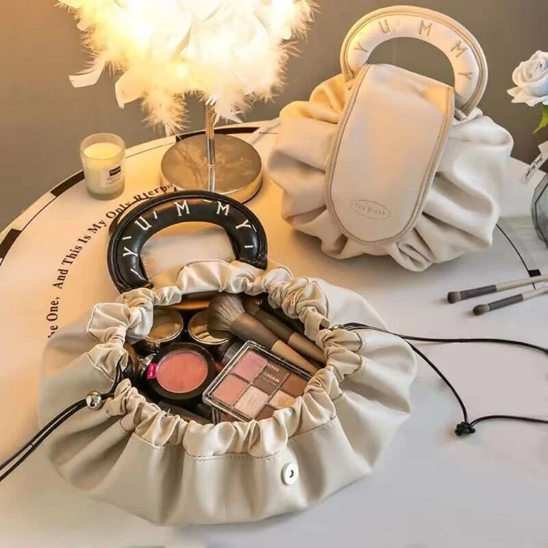 Lazy Drawstring Makeup Fashion Handbag - Image 7