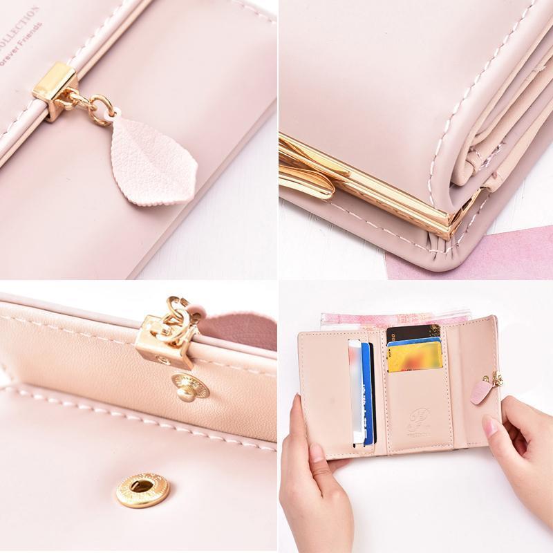 Leaf Tri-fold Short Wallet - Image 12