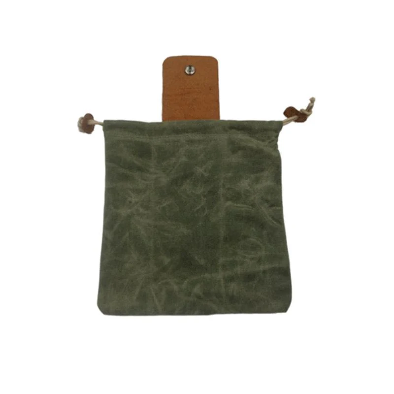 Leather and canvas bushcraft bag - Image 12