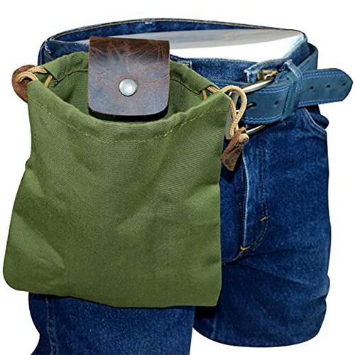 Leather and canvas bushcraft bag - Image 4