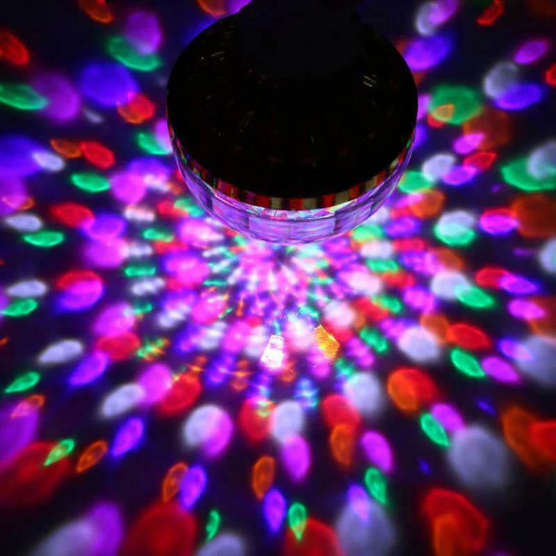 LED Disco Ball Colorful Rotating Bulb - Image 6